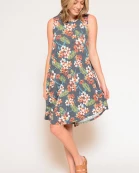 Floral Dress with Pocket
