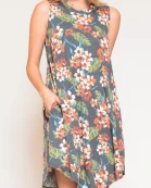 Floral Dress with Pocket