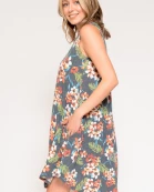 Floral Dress with Pocket