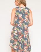 Floral Dress with Pocket