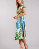 Geometric Print Dress