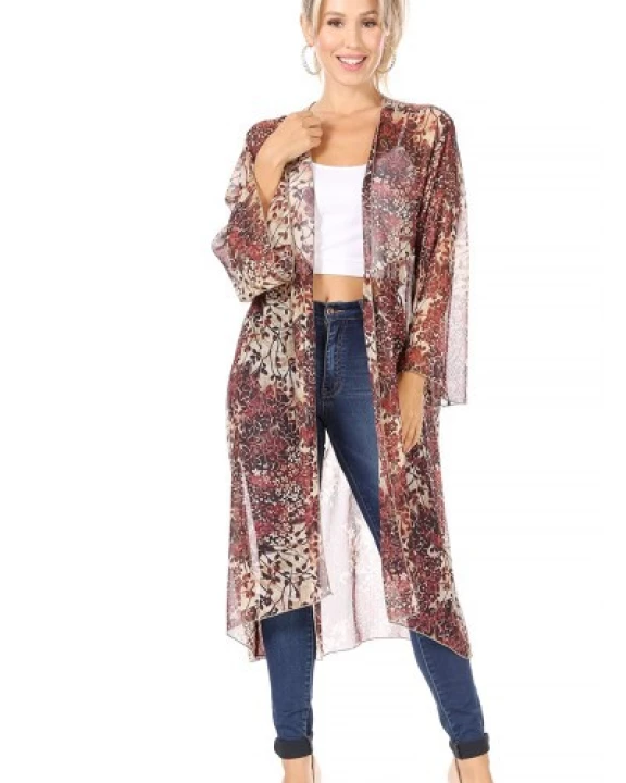 Sheer Sparkle Kimono
