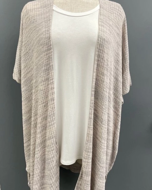 Rib Cardigan