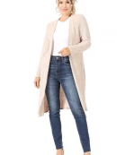 Fuzzy Long Sleeve Cardigan