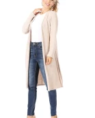 Fuzzy Long Sleeve Cardigan