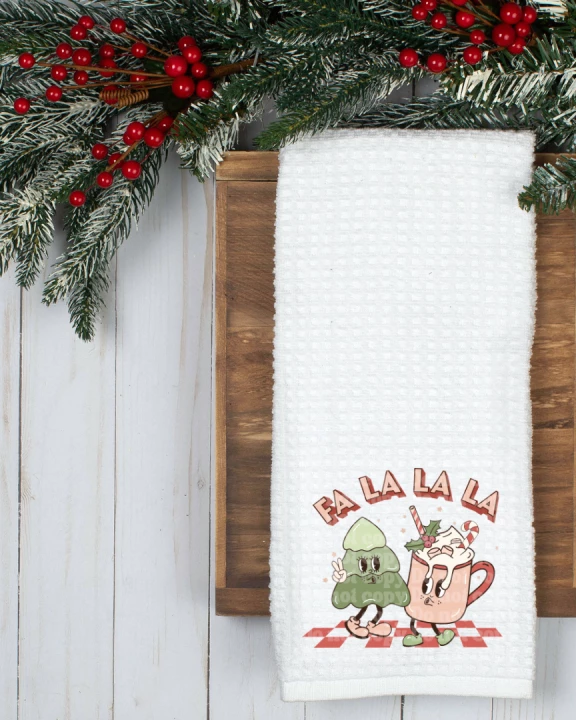 FA LA LA LA kitchen towel
