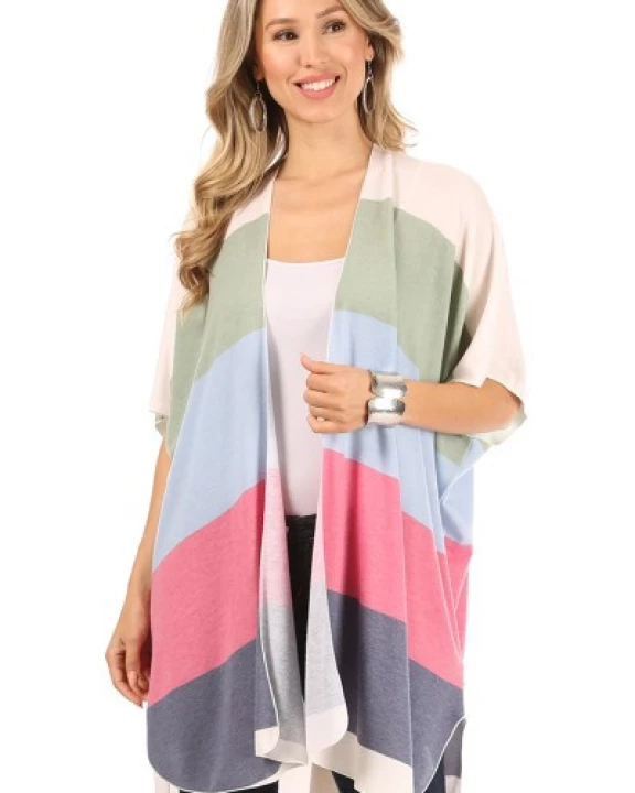 Striped Oversize Cardigan