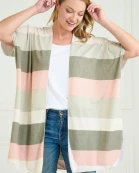 Striped Oversize Cardigan
