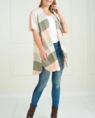 Striped Oversize Cardigan