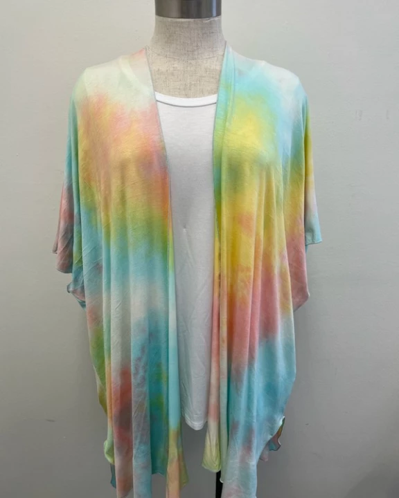 Soft Tie Dye Knit Cardigan