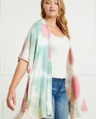Soft Tie Dye Knit Cardigan