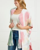 Soft Tie Dye Knit Cardigan