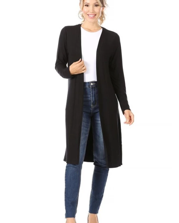 Side Slit Cardigan