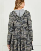 Tiered Camo Hoodie