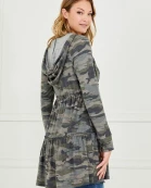 Tiered Camo Hoodie