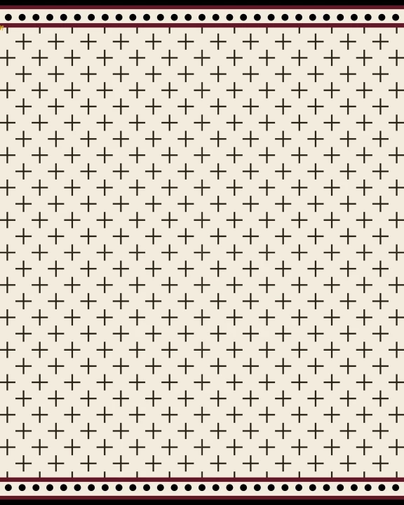 Cream Cross Scarf