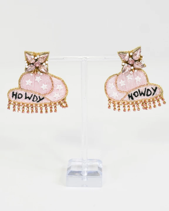 Howdy Girl Beaded Earrings