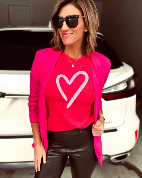 Heart tee