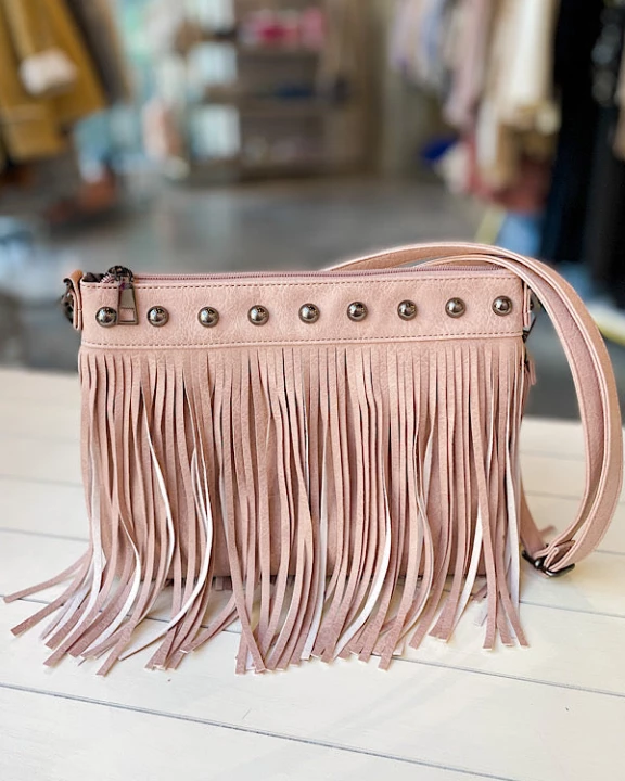 Studded Cowgirl Pink Purse