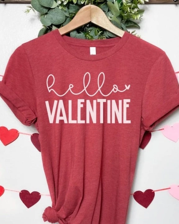 Hello Valentine Soft Graphic Tee
