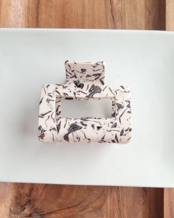 Carly Hair Claw - Marble