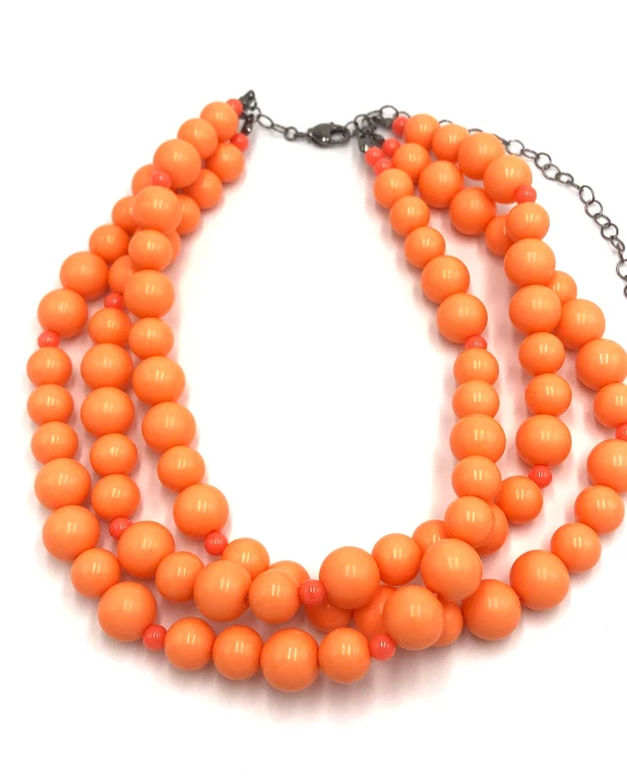 Deep Peach Morgan Necklace