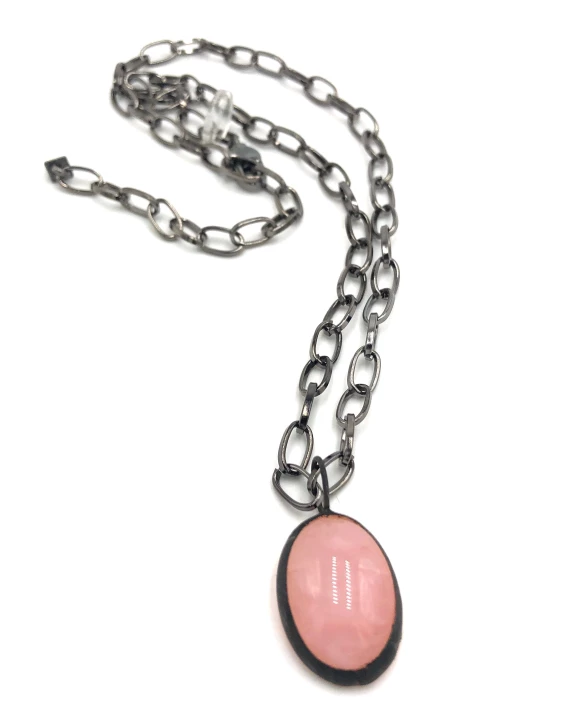 Rose 'Gemz' & Paperclip Layering Necklace