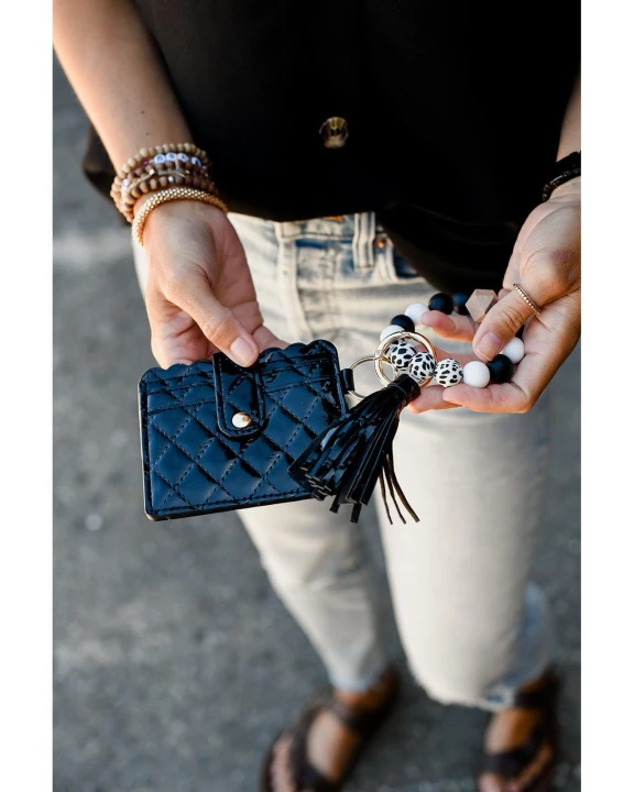Ready to Ship | Beaded Tassel Cardholder Keychains