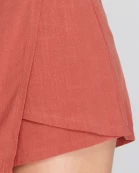 WOVEN SKORT WITH LINING