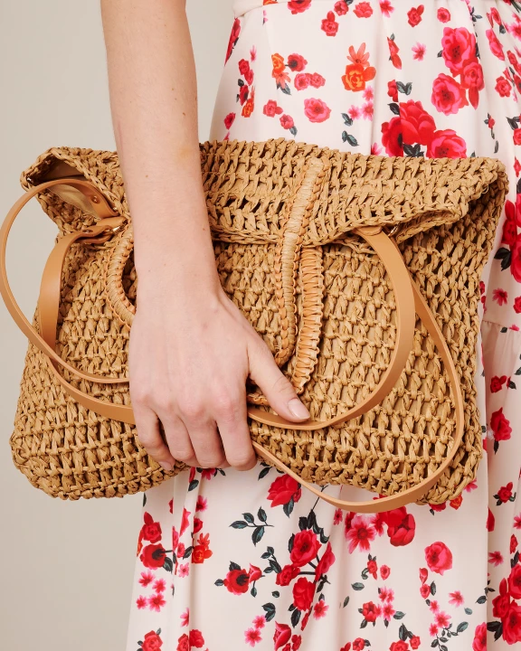 AZCB364335 - Straw Tote Bag