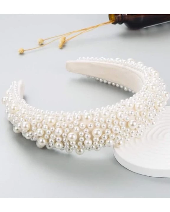 Posh Ivory Pearl Headband - ETA 2/15
