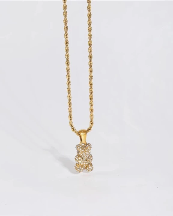 Natural Elements Tiny Teddy Gold Necklace - ETA 2/28