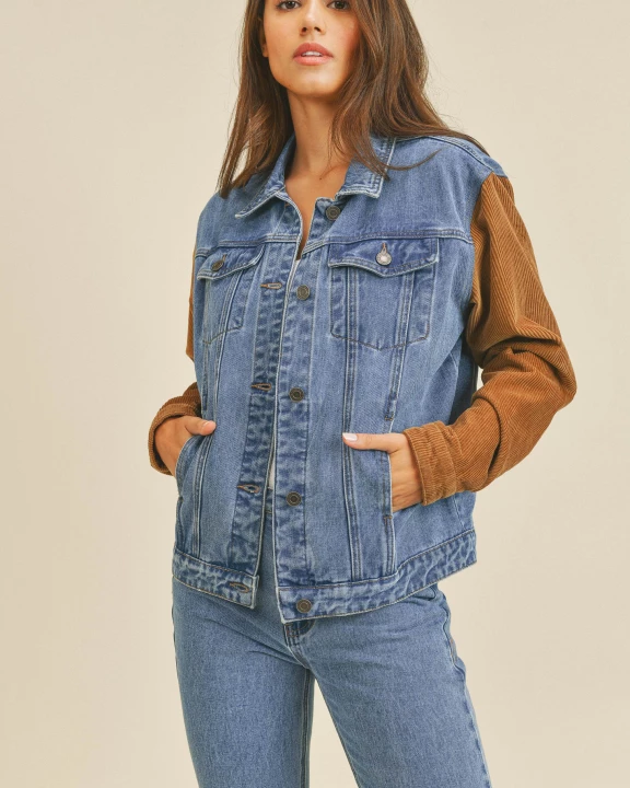 Corduroy Mixed CO ORD Jacket