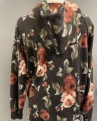 Floral Hoodie Top