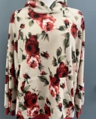 Floral Hoodie Top