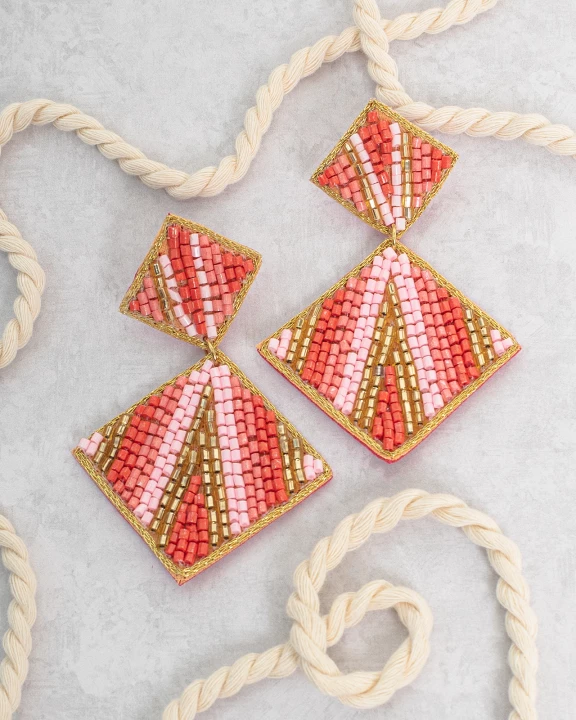 1518 - Beaded Earrings