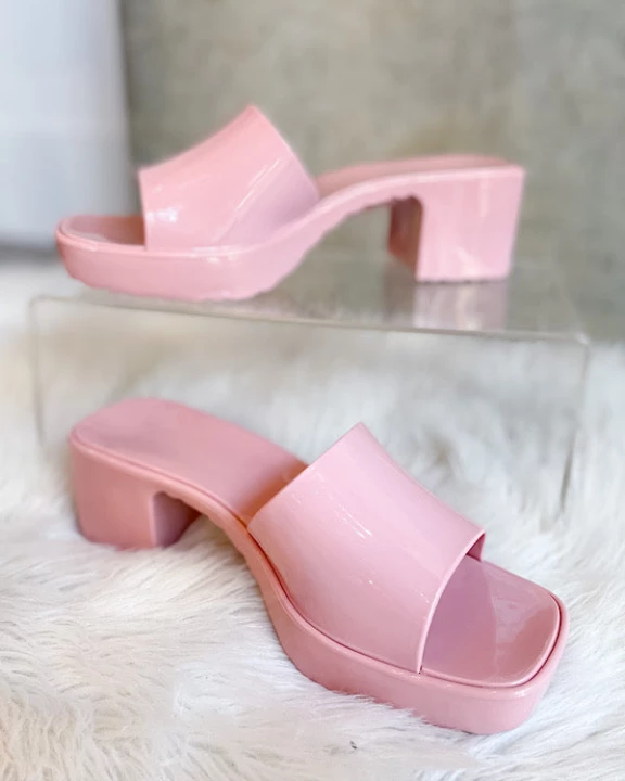 Gabby Heeled Sandal in Pink
