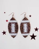73874 - Football Earrings