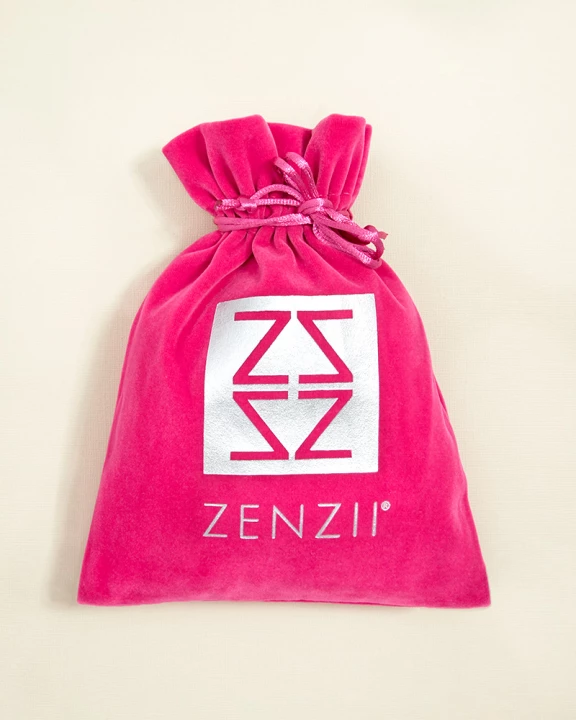 (Medium) Hot Pink Velvet Jewelry Pouch