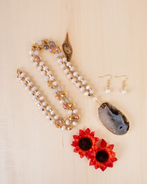 72493 - Natural Stone Necklace