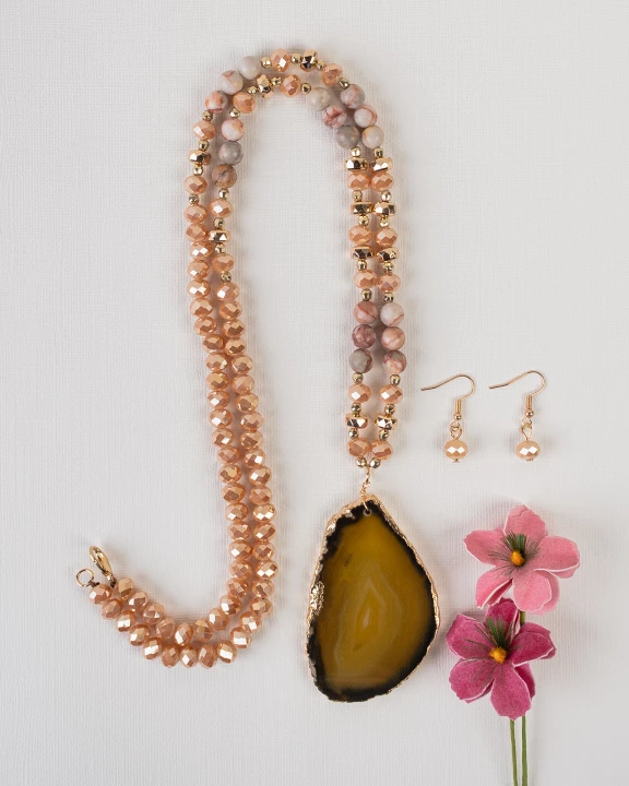 72898 - Natural Stone Necklace