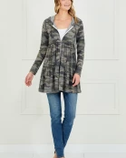 Plus Size Camo Hoodie