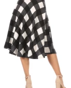 Plaid Sweater Skirt