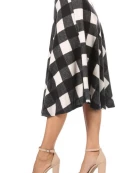 Plaid Sweater Skirt