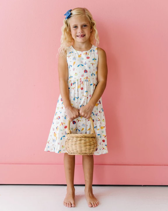 Sofia Dress in Colorful Critters