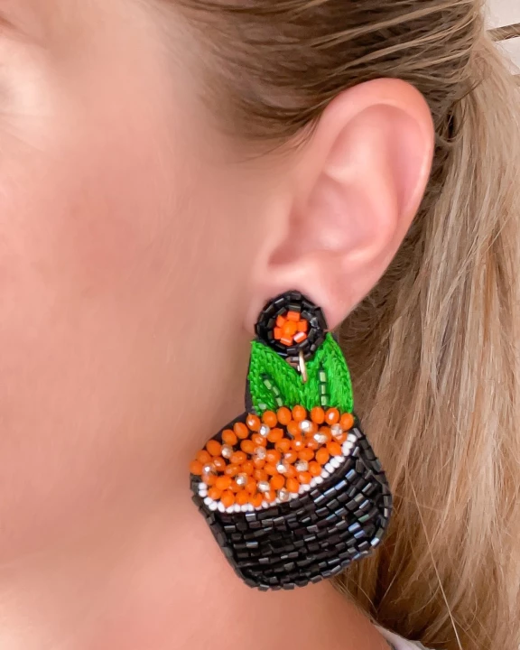 Sushi Beaded Dangle Earrings