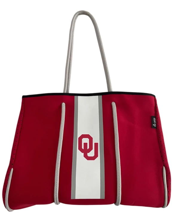 Licensed Neoprene Collegiate Tote - University of Oklahoma