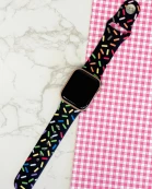 Sprinkles Printed Silicone Smart Watch Band