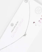 Flower Girl Princess Crown Pendant Necklaces