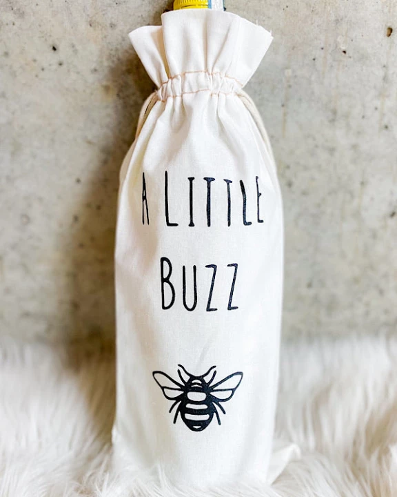A Little Buzz Wine Bag